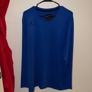 Jordan Men's Cobalt Blue Long Sleeve Tee